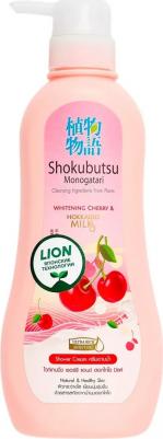 Крем-гель для душа Thailand Shokubutsu Monogotari, вишня с молоком, 500 мл – фото 2