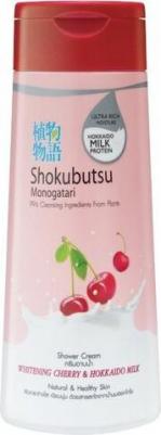 Крем-гель для душа Thailand Shokubutsu Monogotari, вишня с молоком, 500 мл – фото 4