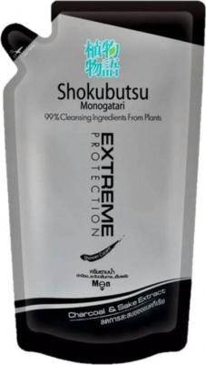Shokubutsu Extreme Protecrion Крем-гель для душа мужской 500 мл запасной блок – фото 3