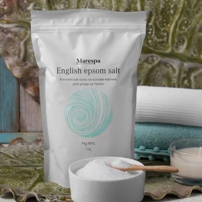 Английская соль для ванн с магнием EPSOM (Эпсом), 1кг – фото 2