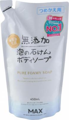 Пенящееся жидкое мыло для тела без добавок, 450 мл, зб – фото 1