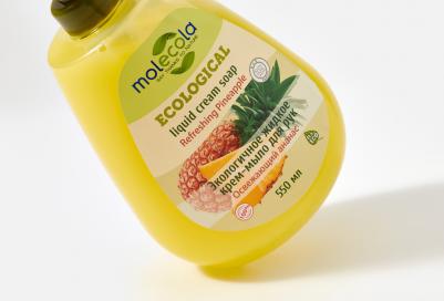 Жидкое мыло для рук эко "Ананас", 500 мл – фото 3