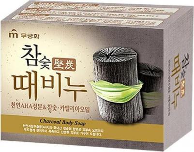 Твердое Мыло-скраб Hardwood Charcoal Scrub Soap с древесным углем, 100 мл – фото 11