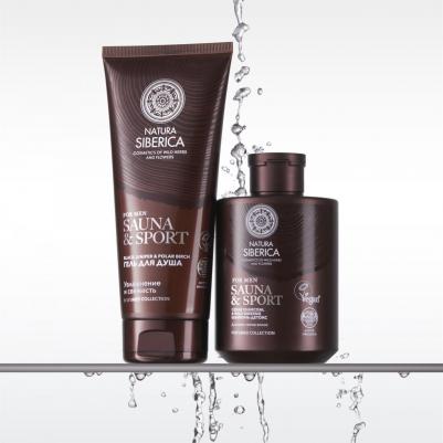 Гель для душа Sauna & Sport for Men Увлажнение и свежесть, 200 мл – фото 4