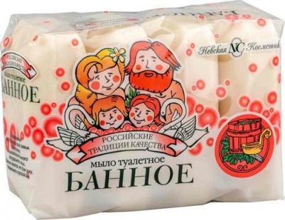Мыло туалетное "Банное", 4х100гр – фото 9