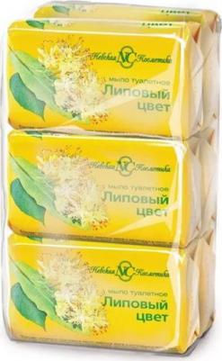 Мыло туалетное Липовый цвет, 90 г, 6 шт/упак – фото 1