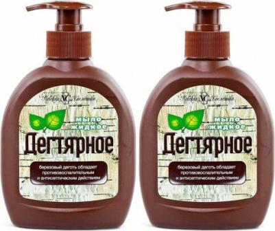 Мыло жид Дегтярное (д/тела и волос) 300мл – фото 16