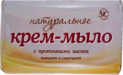 ординарное Крем-мыло Натуральное с протеинами шелка 90 г – фото 1