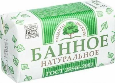 Туалетное мыло Банное 180г – фото 1