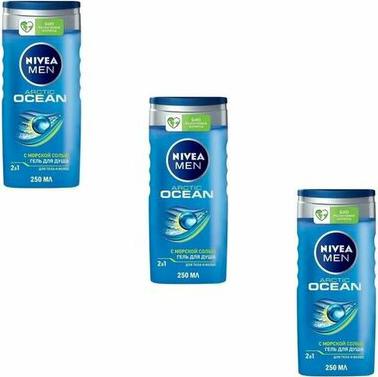 Гель для душа Ocean 2в1, для тела и волос, 250 мл – фото 2