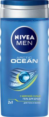 Гель для душа Ocean 2в1, для тела и волос, 250 мл