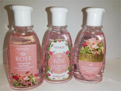 Шампунь Роза увлажняющий 100 мл+ Гель для душа Роза увлажняющий 100 мл+ Лосьон " Роза" увлажняющий для всех типов кожи 100мл