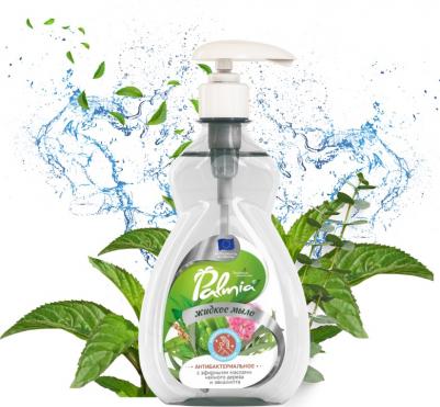 Жидкое мыло антибактериальное, с эфирными маслами чайного дерева и эвкалипта, 450 мл