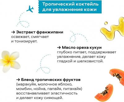 Гель для душа Ticket to Bahamas увлажняющий 400 мл – фото 5