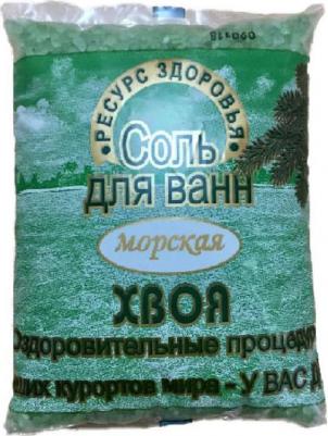 Соль для ванн морская, хвоя, 1 кг – фото 2