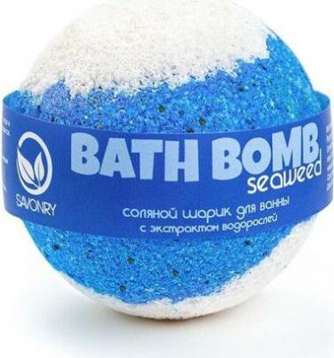 Бурлящий шар для ванны "Морской коктейль" (морские водоросли), 160 г – фото 2