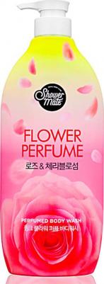 Kerasys Aekyung Flower Perfume Pink Flower Гель для душа Роза 900 гр – фото 1