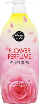 Kerasys Aekyung Flower Perfume Pink Flower Гель для душа Роза 900 гр – фото 2