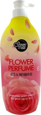 Kerasys Aekyung Flower Perfume Pink Flower Гель для душа Роза 900 гр – фото 3