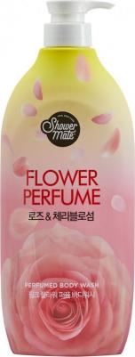 Kerasys Aekyung Flower Perfume Pink Flower Гель для душа Роза 900 гр – фото 7