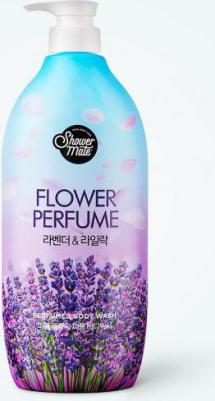 Kerasys Aekyung Flower Perfume Purple Flower Гель для душа Лаванда 900 гр – фото 5