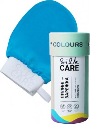 Шелковая варежка для пилинга Crazy Colours turquoise 1 шт – фото 5