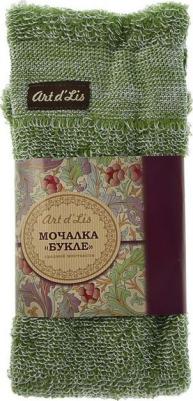 Мочалка банная "Букле" длинная с ручками, 46х10см – фото 5