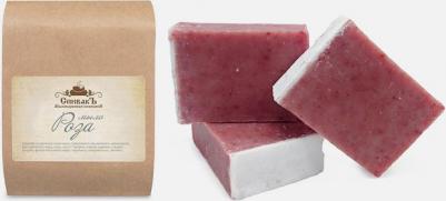 Мыло Роза Крафт упаковка – фото 1