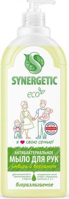 Антибатериальное жидкое мыло для мытья рук и посуды "Имбирь и бергамот, чистота и ультразащита 99,9%", 1 л – фото 4