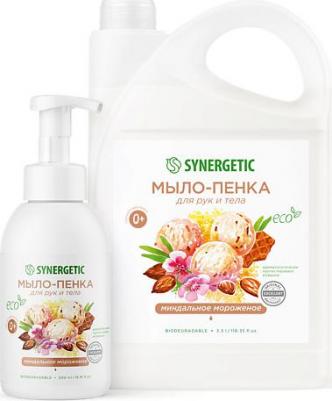 Мыло жидкое Набор Мыло-пенка для рук и тела, Миндальное мороженое + рефил – фото 1