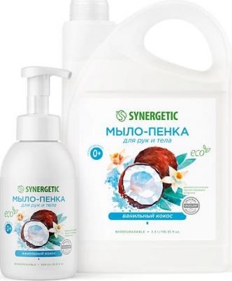 Мыло жидкое Набор Мыло-пенка для рук и тела, Ванильный кокос + рефил – фото 1