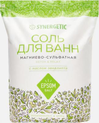 Соль для ванны Соль для ванн магниево-сульфатная с маслом эвкалипта 5000.0