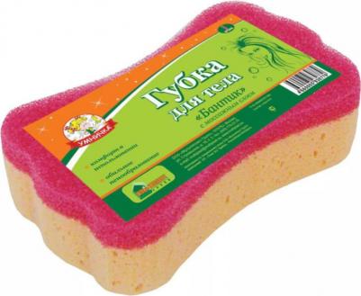 Губка для тела Бантик с профильным массажным слоем – фото 3