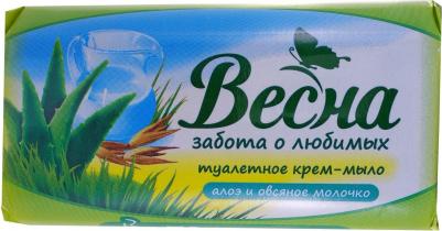 Мыло для рук Мыло туалетное алоэ и овсяное молочко – фото 9