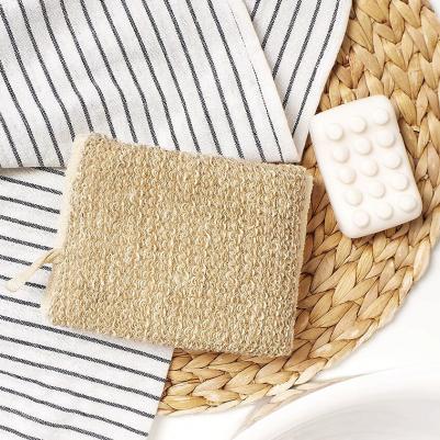 Мочалка брикет из конопли с хлопком, 1 шт – фото 10