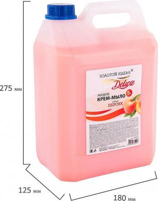 Мыло-крем жидкое 5 л "Deluxe. Персик", перламутровое – фото 5