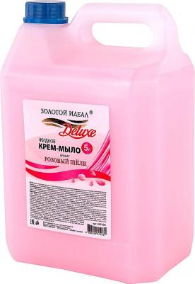 Мыло-крем жидкое 5 л "Deluxe. Розовый шелк", перламутровое – фото 4