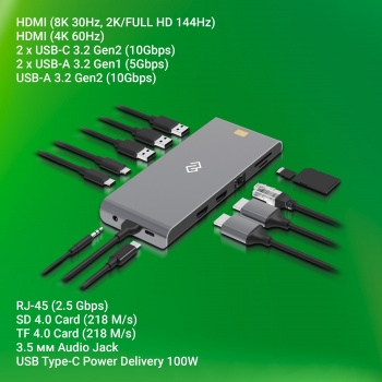 Док-станция DS-590 Black 1968027 – фото 7