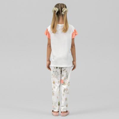 Пижама для девочек Пикколо белый р.128-134 – фото 5