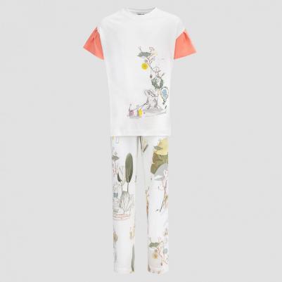 Пижама для девочек Пикколо белый р.140-146 – фото 2