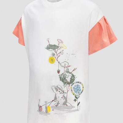 Пижама для девочек Пикколо белый р.140-146 – фото 4