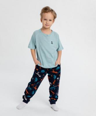 Брюки домашние с принтом для мальчика (140-146) – фото 2