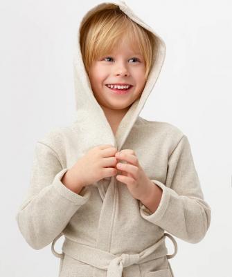 Халат детский 123BBBB95010200, белый, 110 – фото 3