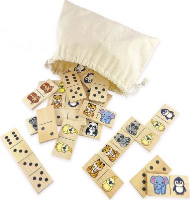 Домино Животные настольная игра для детей