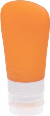 Дорожная баночка для путешествий, с присоской, цвет: оранжевый, 60 мл – фото 3