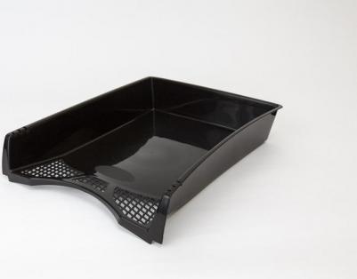 Лоток для бумаг горизонтальный черный – фото 7