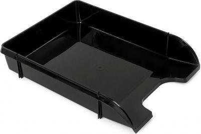 Лоток горизонтальный для бумаг "Classic", 330х240х62 мм, черный, 237285