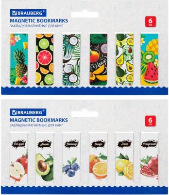 Закладки для книг МАГНИТНЫЕ FRUITS набор 12 шт – фото 3