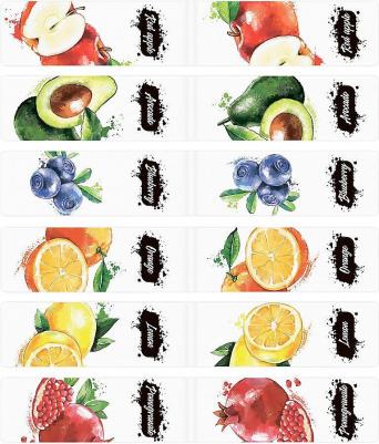 Закладки для книг МАГНИТНЫЕ FRUITS набор 12 шт – фото 4