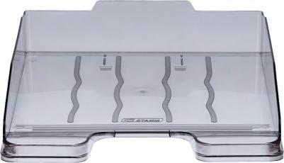 Лоток для бумаг горизонтальный "Эксперт", серый – фото 1